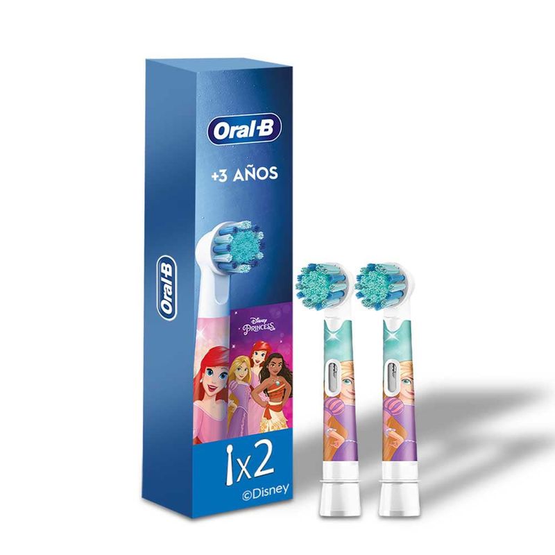 ORAL B - Cabezal Redondo de Repuesto Oral-B Disney Princesas X 2Und.---