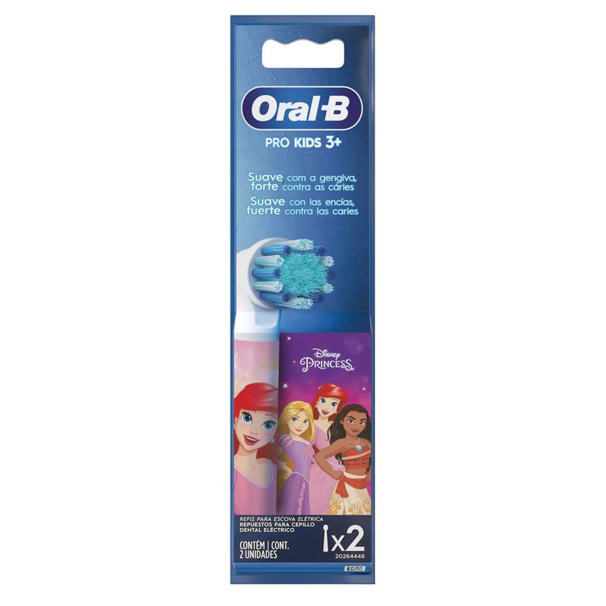 ORAL B - Cabezal Redondo de Repuesto Oral-B Disney Princesas X 2Und