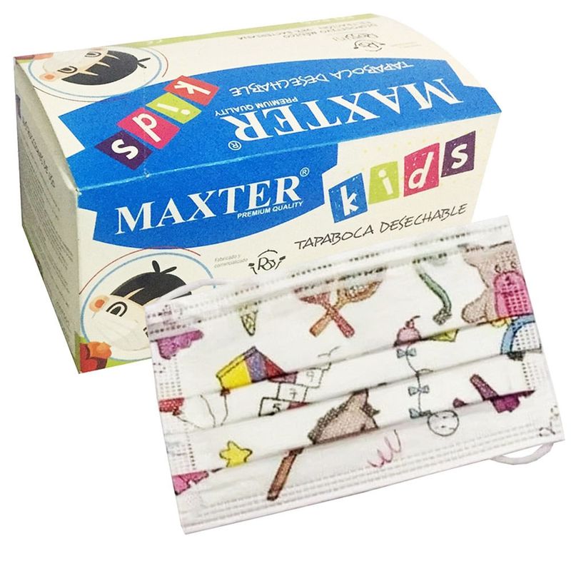 GENERICO - Tapabocas Maxter Desechables Ninos X 50und