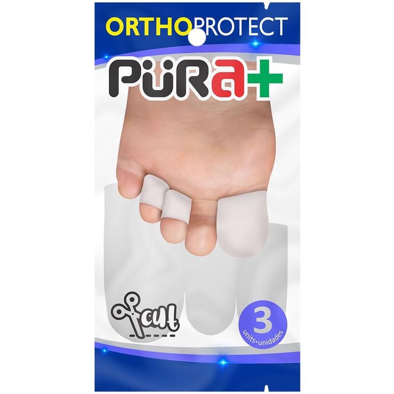 PURA - Protector Separador Dedos Pura+ Silicona X 3und