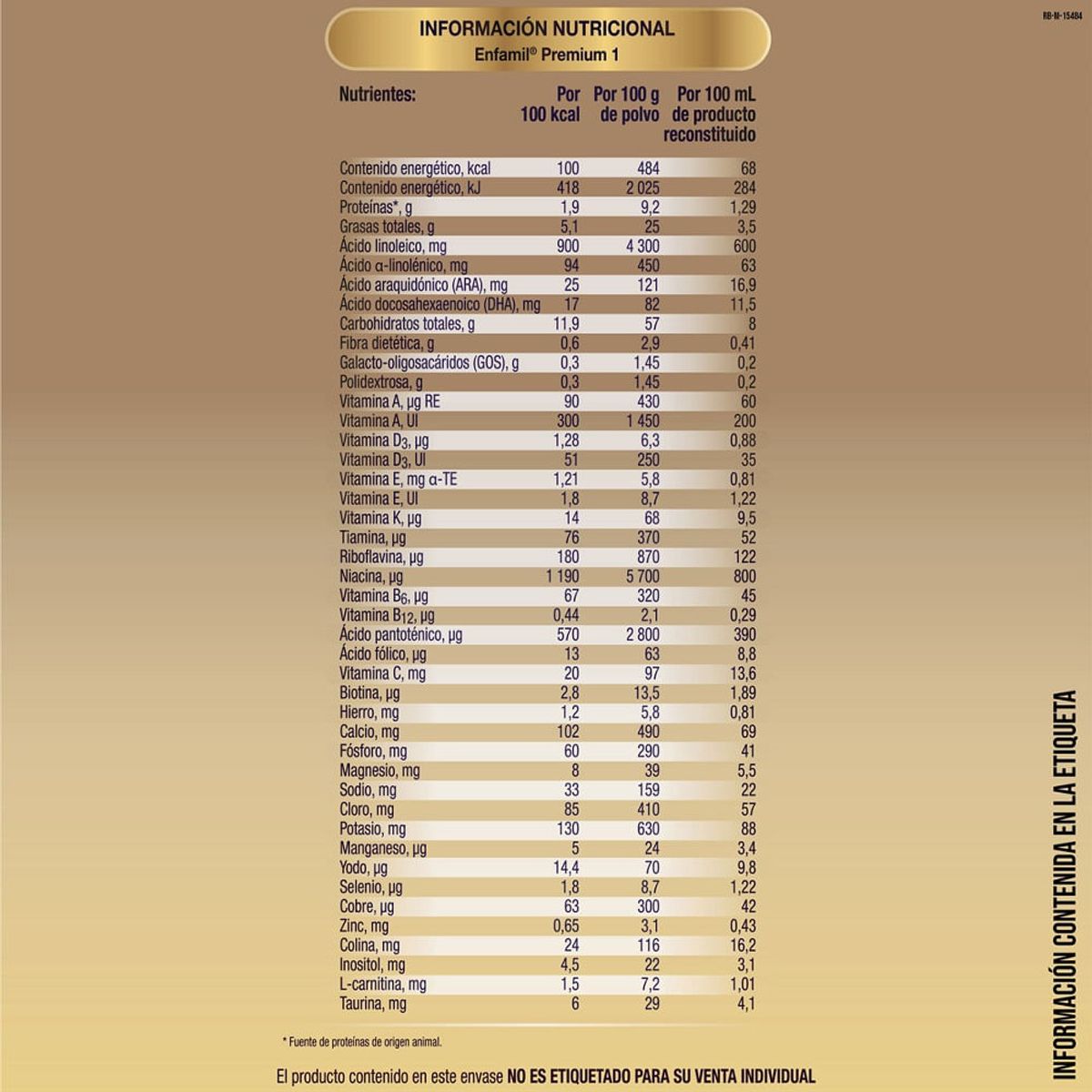 ENFAMIL - Formula Infantil Enfamil Premium Etapa 1 De 0-6 Meses X 1650