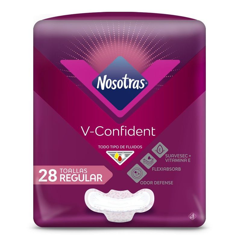 NOSOTRAS - Toallas Higienicas Nosotras V-confident Regular X 28und