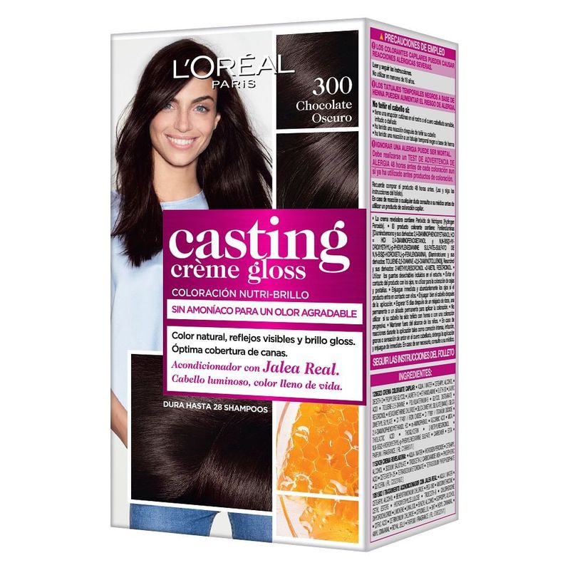 LOREAL PARIS - Tinte Capilar L'oréal Casting Creme Gloss Tono 300 Castaño O