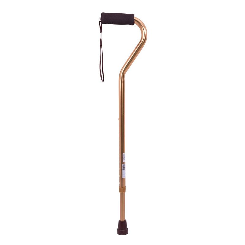 DRIVE - Drive Baston Aluminio Color Bronce Mango Curvo