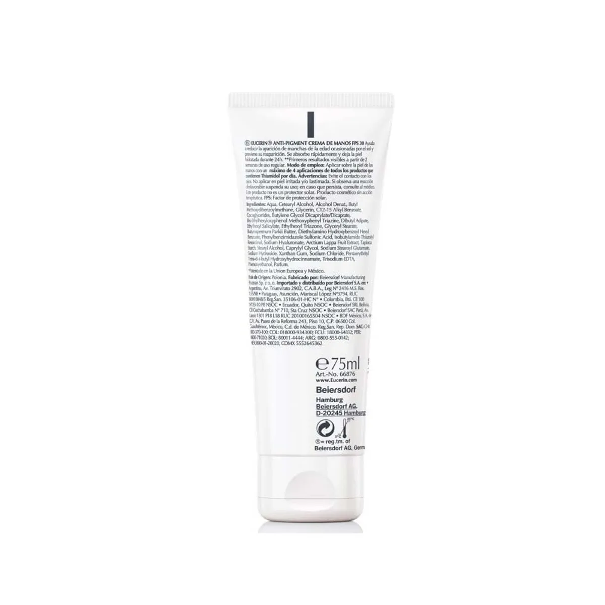 EUCERIN - Crema De Manos Eucerin Antipigment Fps30 X 75ml