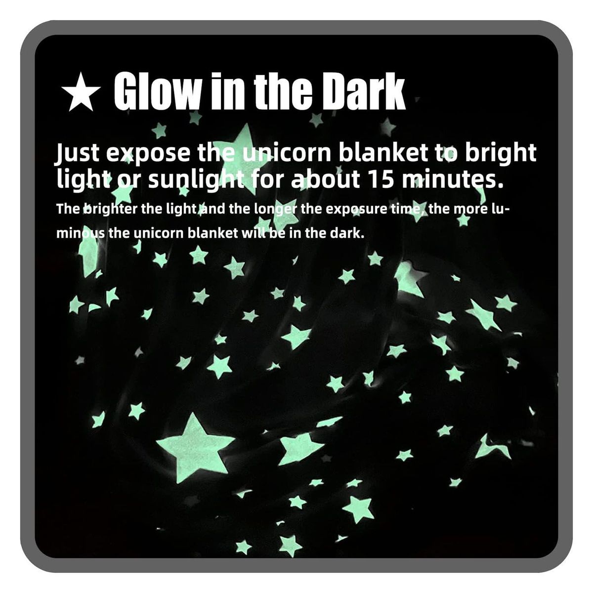 ONE PIXEL - Cobija Manta Luminosa En Oscuridad Estrellas