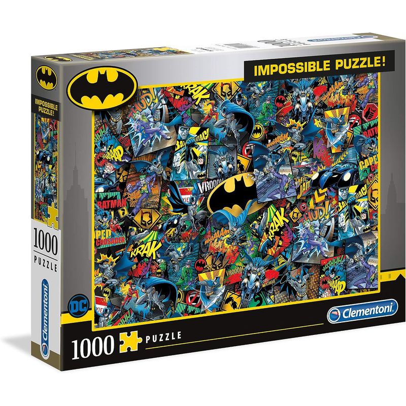 CLEMENTONI - Rompecabezas Clementoni Batman Imposible 1000 Pz 39575