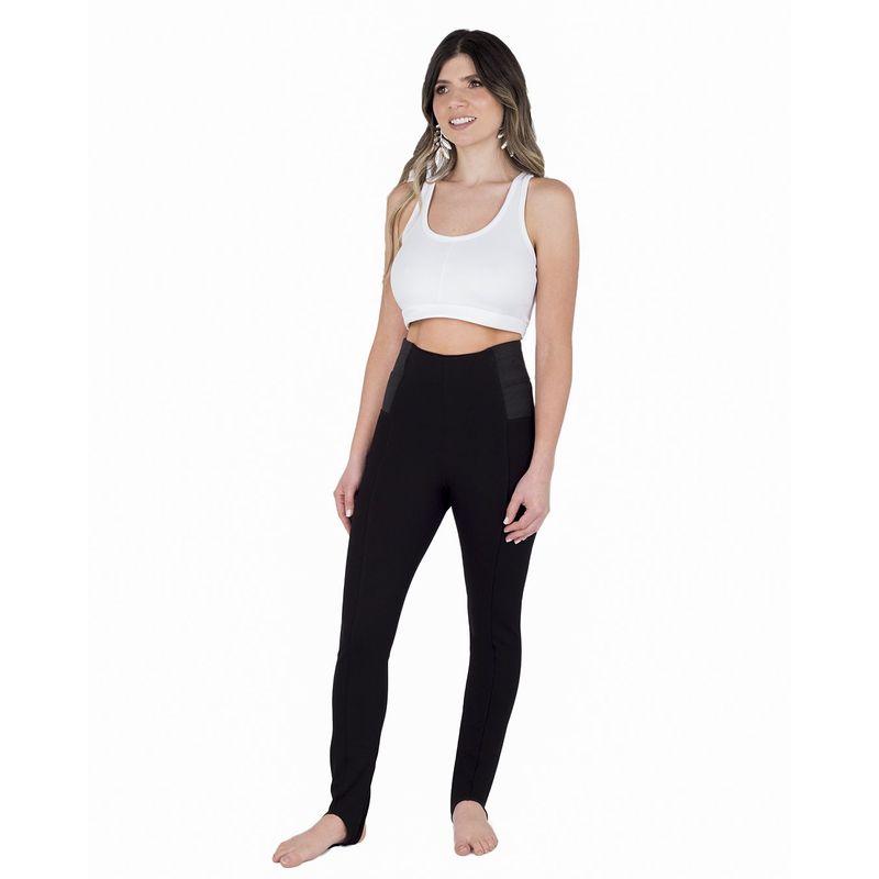 FREYDA - Leggins Casual Elegante Para Mujer Color Negro Freyda_.