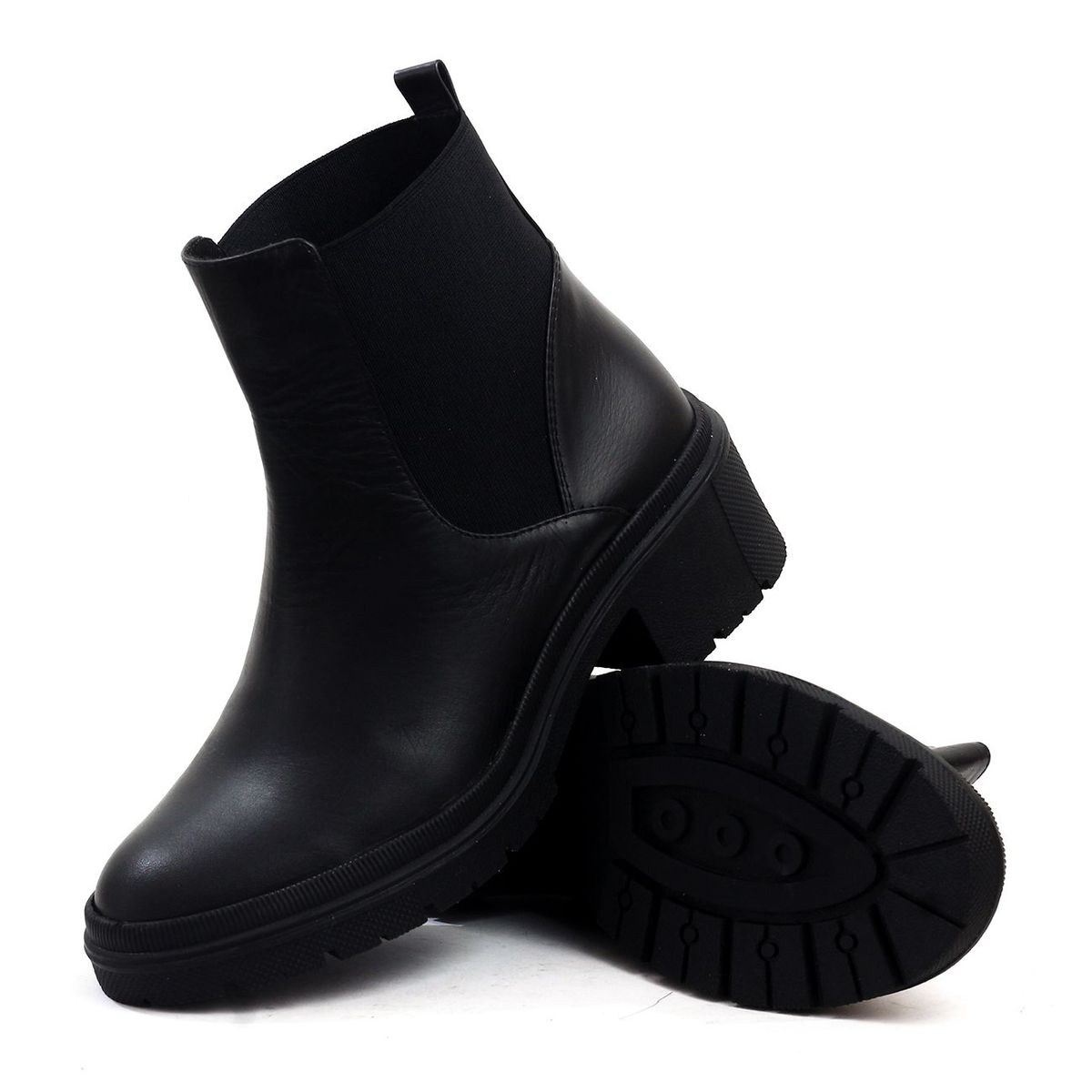 VILLABONR - Botín Cuero VillabonR VSH-5332 Negro