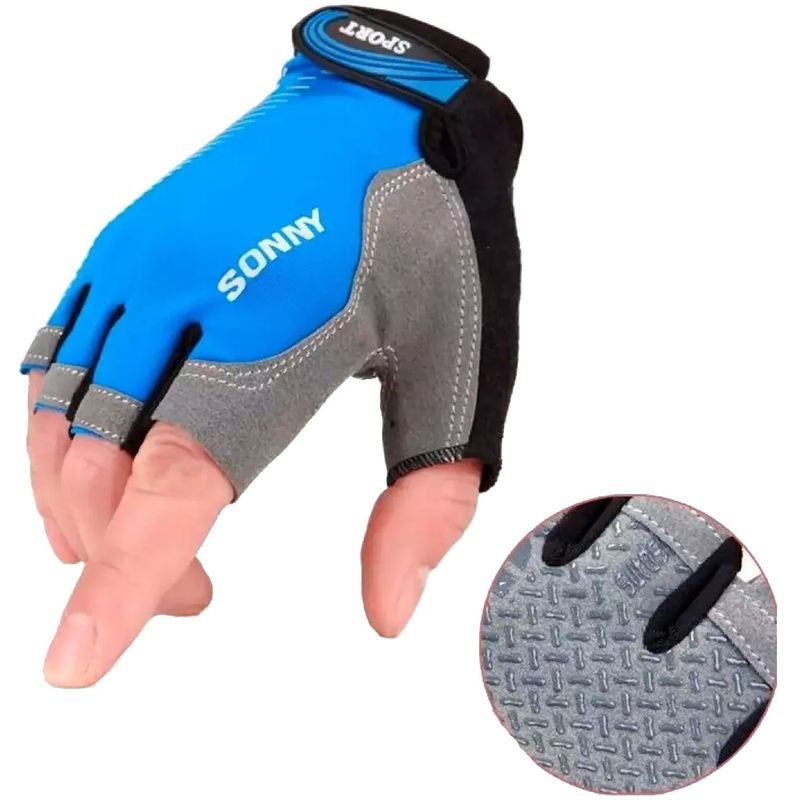GENERICO - Guantes Sport Medio Dedo Ciclista Mtb