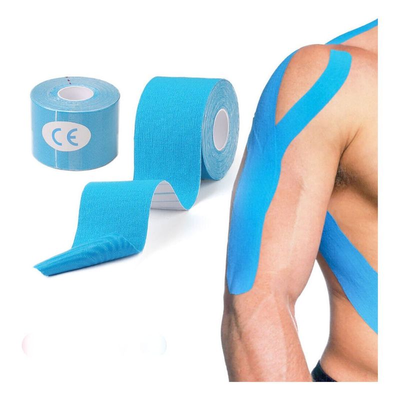 GENERICO - Cinta Kinesiologica Terapeutica Tratamiento Lesiones 5 Mts