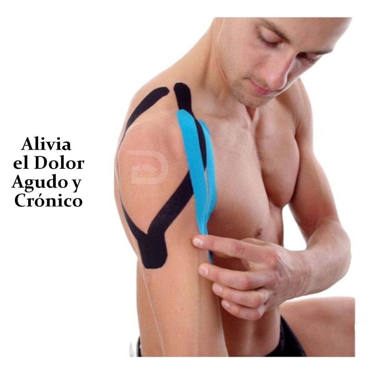 GENERICO - Cinta Kinesiologica Terapeutica Tratamiento Lesiones 5 Mts