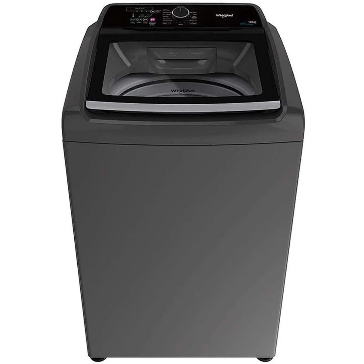 WHIRLPOOL - Lavadora whirlpool carga superior automatica de 18kg gris