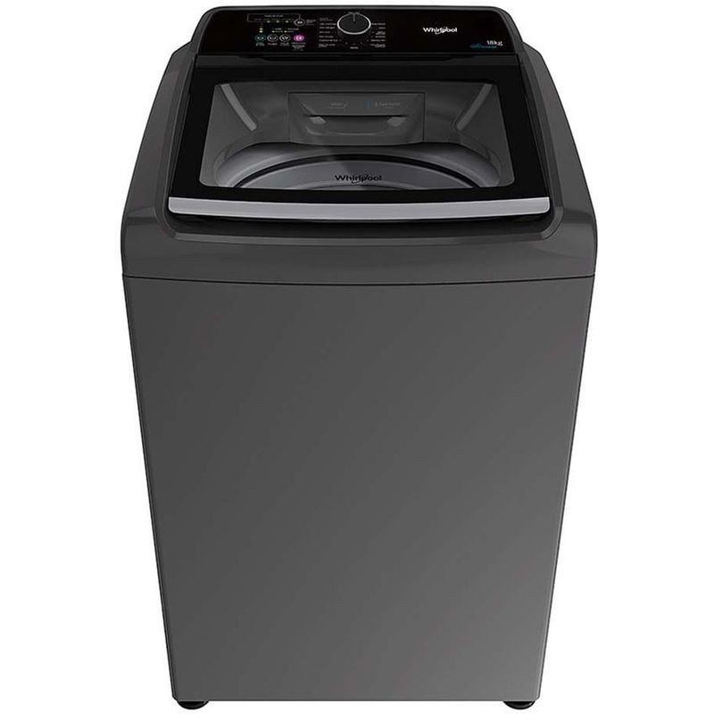 WHIRLPOOL - Lavadora whirlpool carga superior automatica de 18kg gris