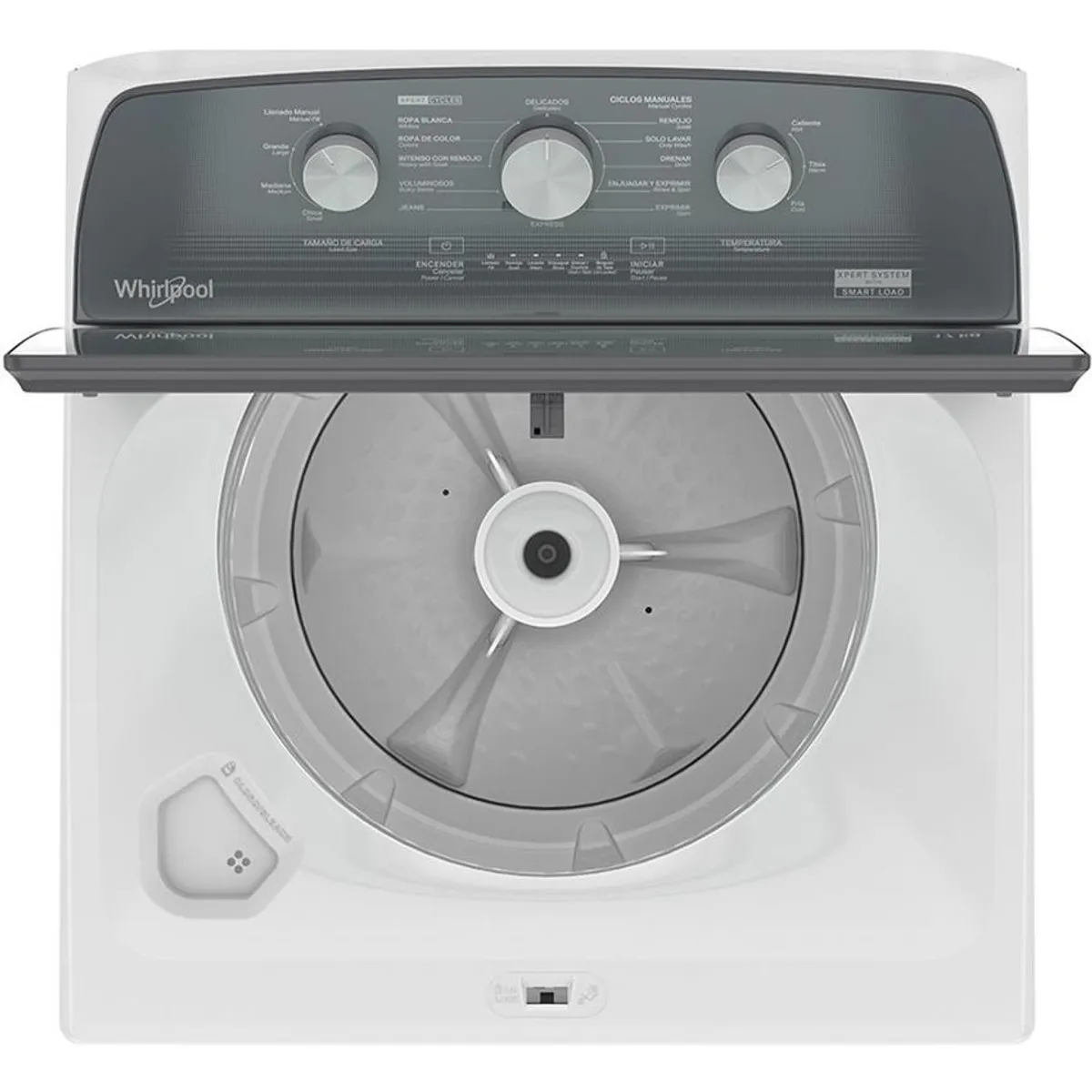 WHIRLPOOL - Lavadora whirlpool superior xpertsystem 20kg blanca