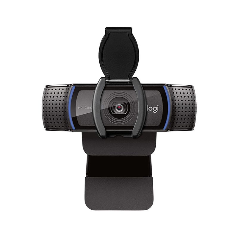 LOGITECH - Cámara Web Full Hd Logitech C920s Videochats Con Tapa Lente