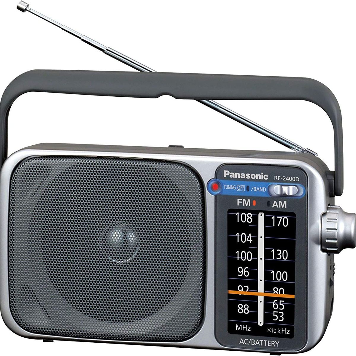 PANASONIC - Radio Panasonic AMFM Corriente o Pilas Conector Audifonos