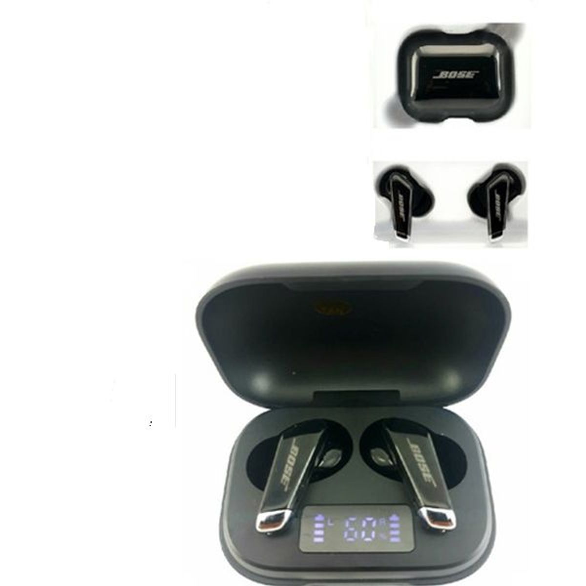 GENERICO - Audifonos Auriculares Bluetooth LED  MG-S20 - Negro