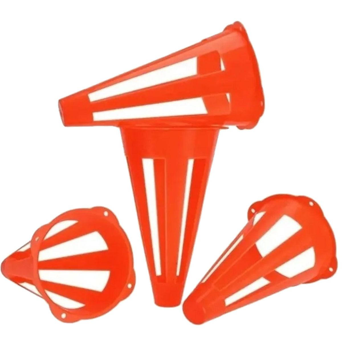 GENERICO - Cono Flexible Señalizacion Entrenamiento Marcador Deporte X4