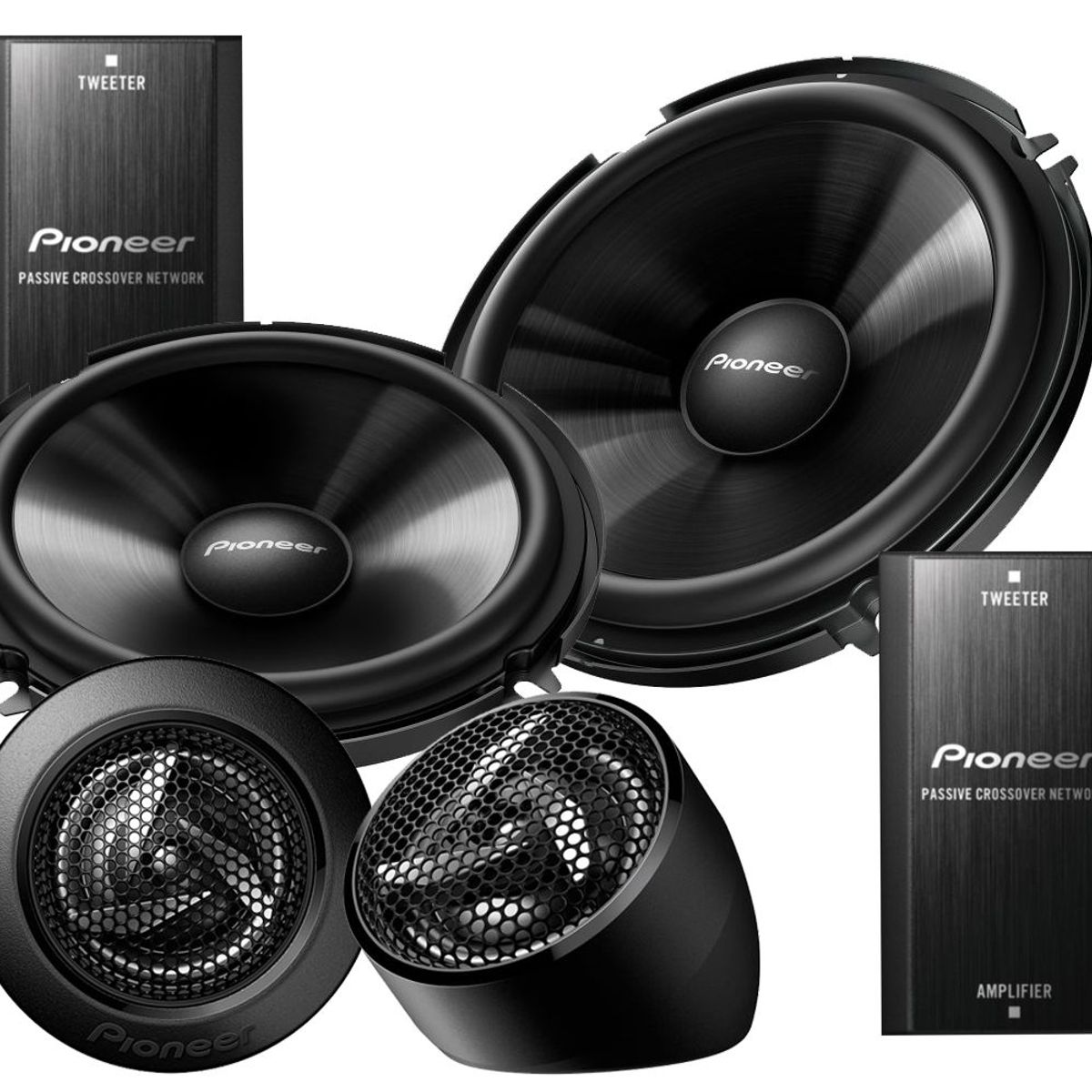 PIONEER - Parlantes Altavoces Carro Componente Tweeter Pioneer TS-651C