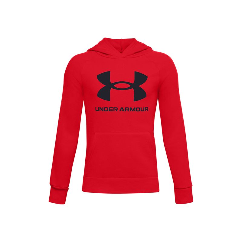 UNDER ARMOUR - Buzo Niño Under Armour RIVAL FLEECE HOOD Rojo UNDER ARMOUR.