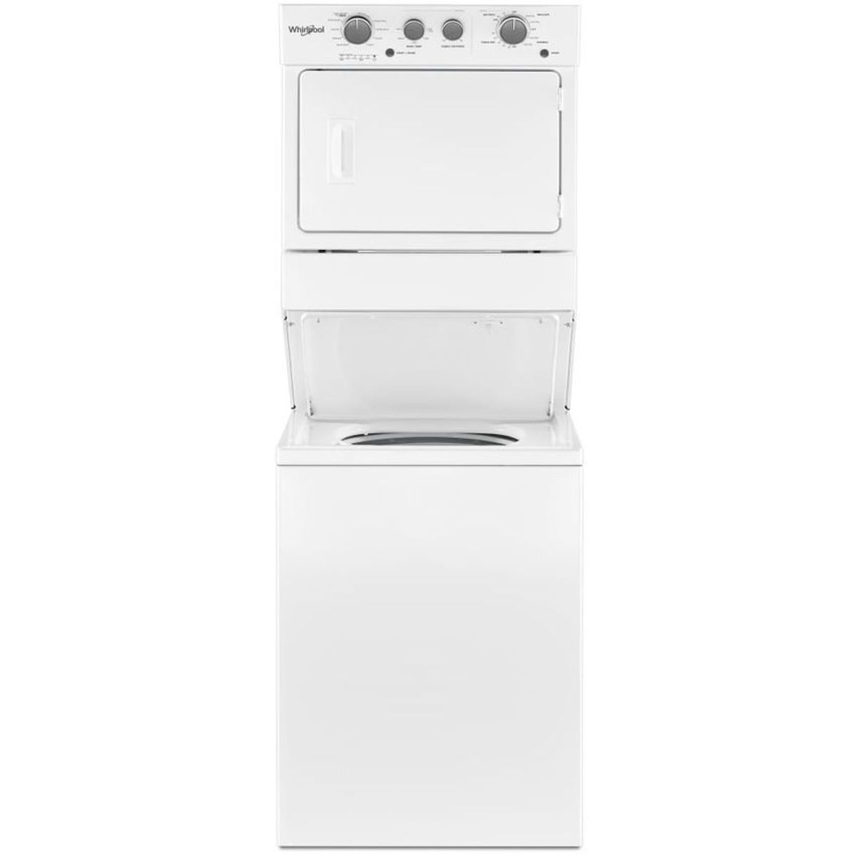 WHIRLPOOL - Torre de lavado a gas he 20kgs - blanca