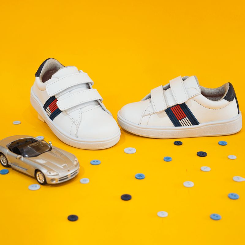 PAPOS - Tenis Niños Clásicos Illusion White - Zapatillas Niños PAPOS - Blanco