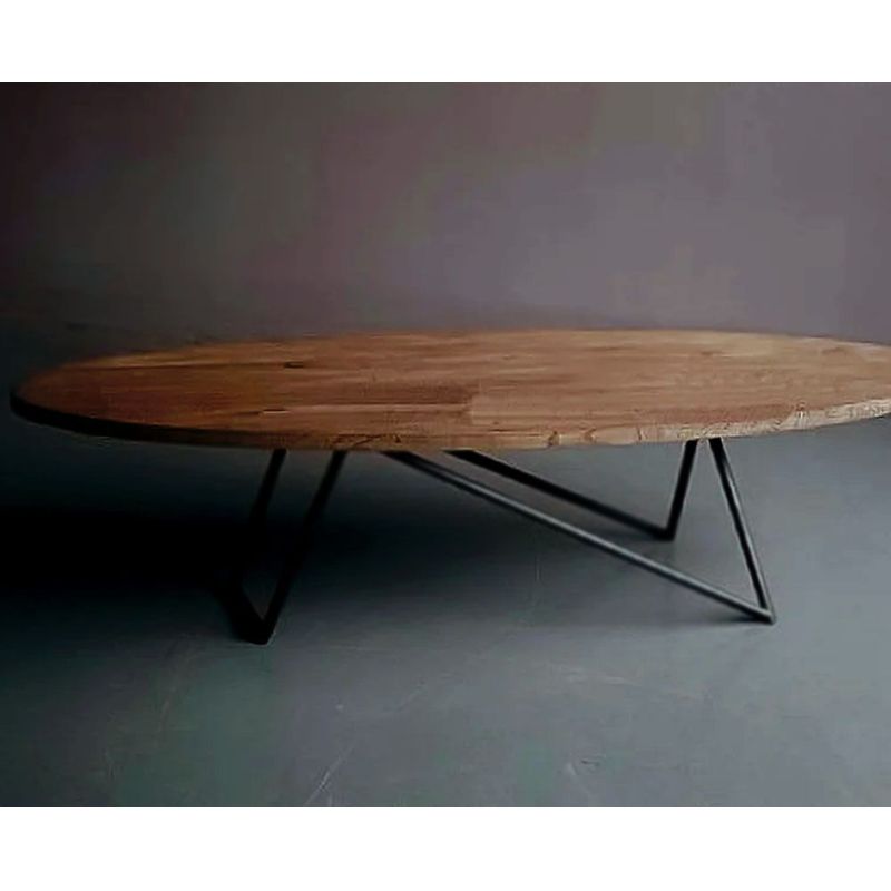 22 GRADOS DECORACION - Mesa de centro Athena 100x55cm Roble y Metal
