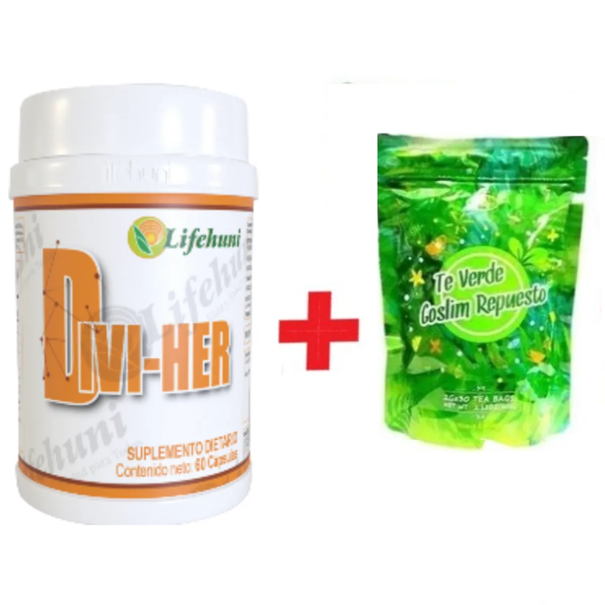 LIFEHUNI - Promoción Divi-Her Suplementos Dietarios Te Verde Goslim Repuesto X1