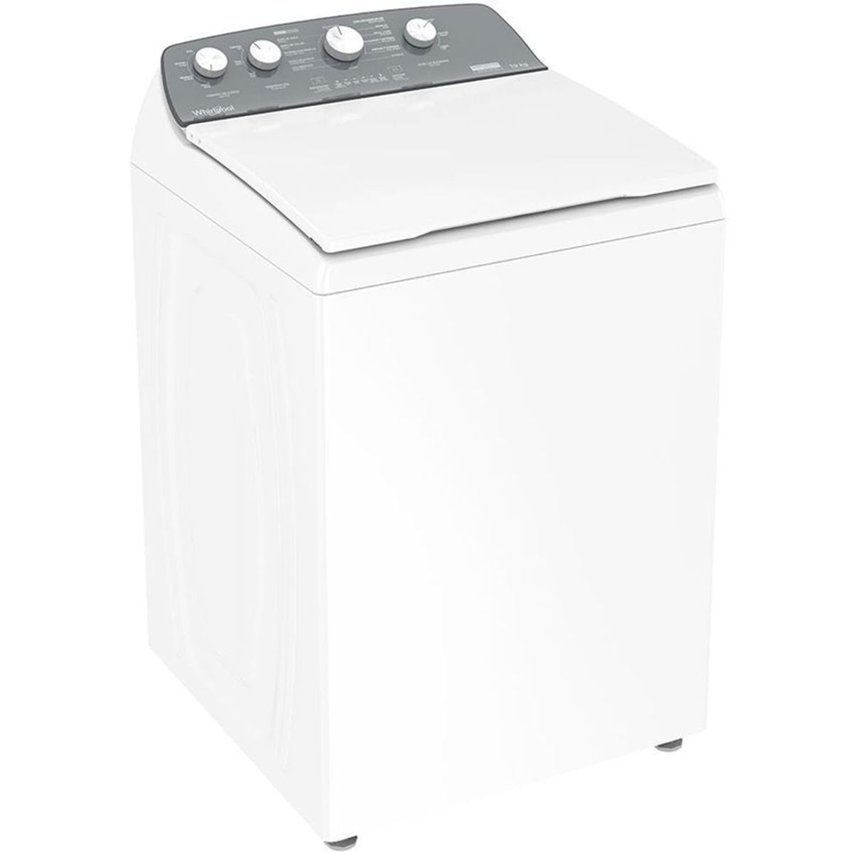 WHIRLPOOL - Lavadora superior 19kg xpert system tapa metálica bl