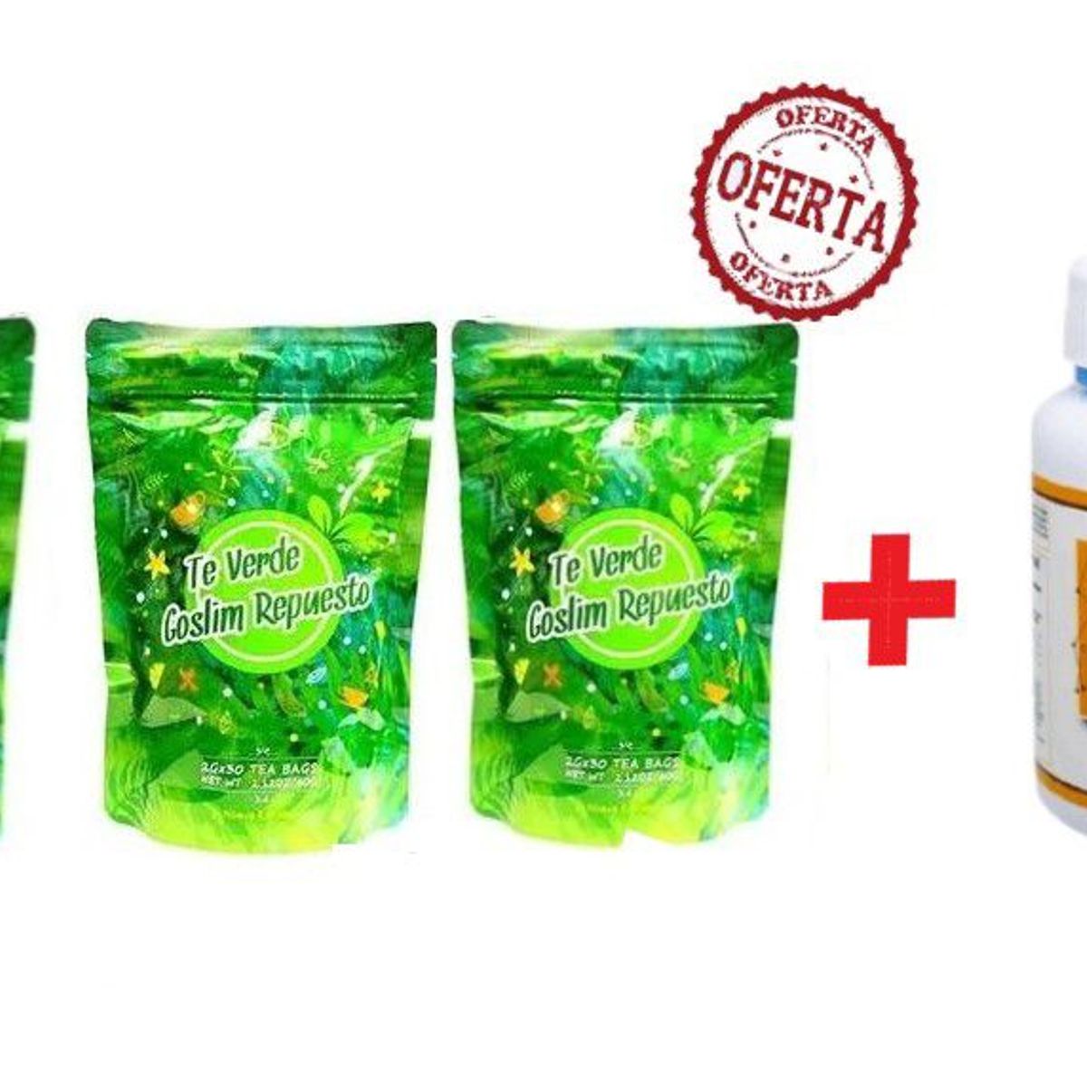 LIU FENPING - Promoción Te Verde Goslim Repuesto X3 Divi-Her Lifehuni Suplementos