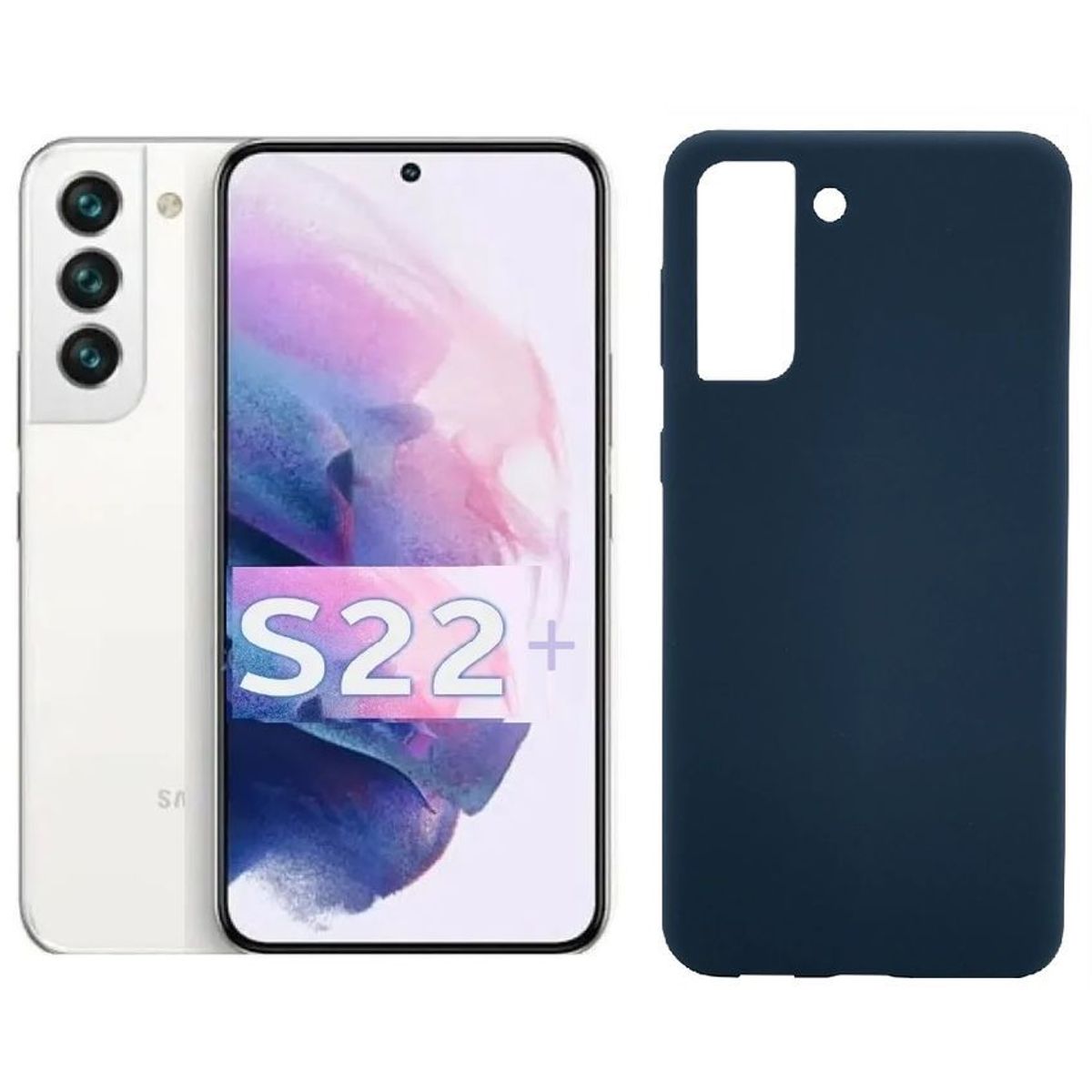 GENERICO - Estuche forro silicone case para samsung s22 plus