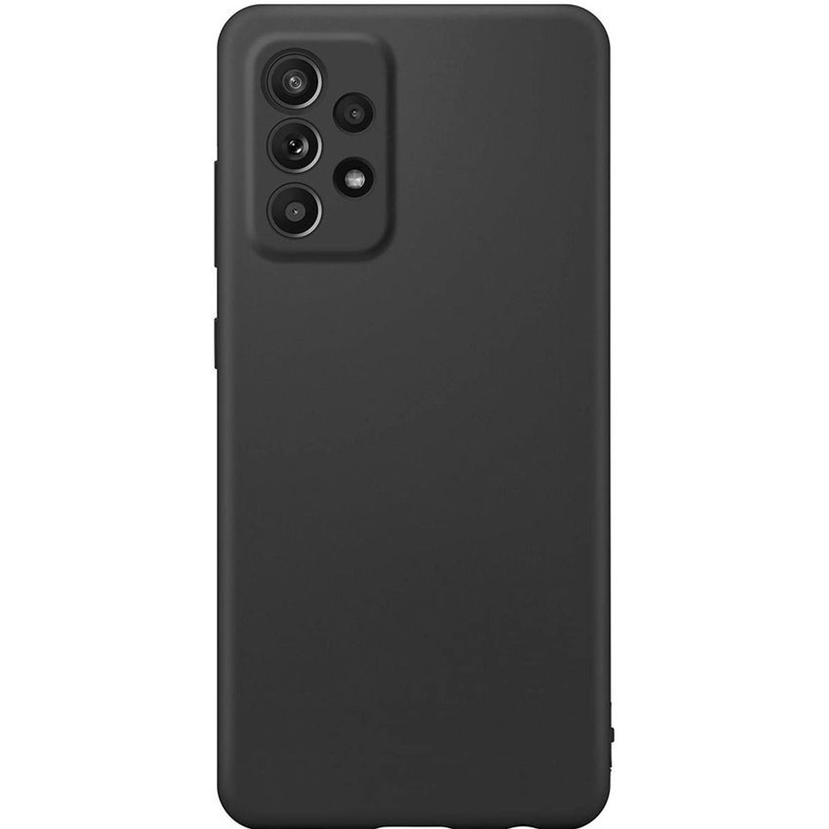 GENERICO - Funda estuche forro silicona case color negro para samsung a52
