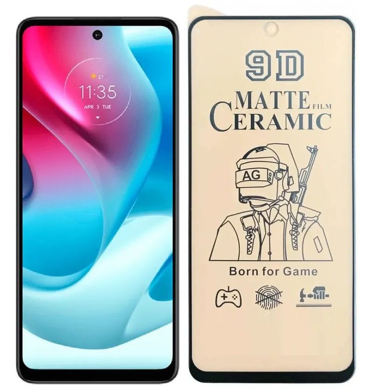 GENERICO - Protector pantalla ceramico anti huella irrompible motorola g60s