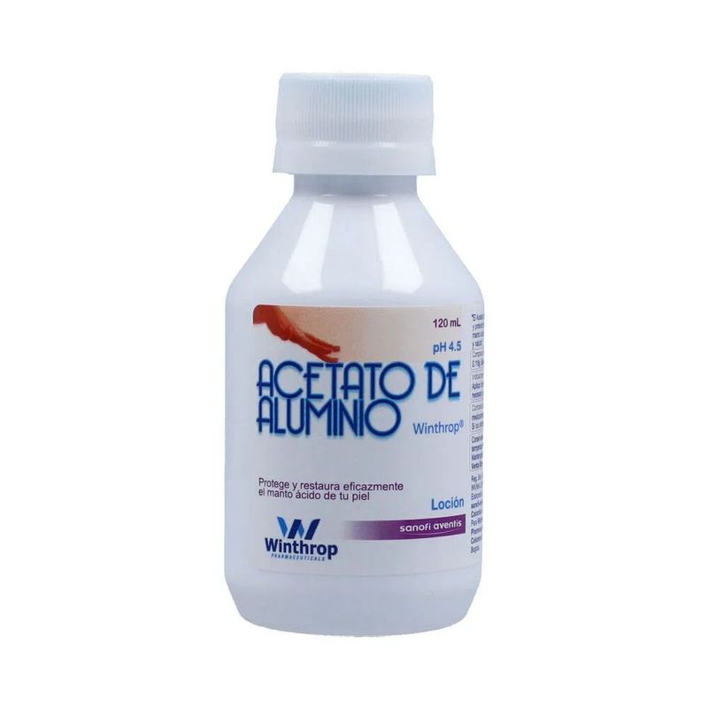 WINTHROP - Acetato Aluminio Locion 120ml Winthrop