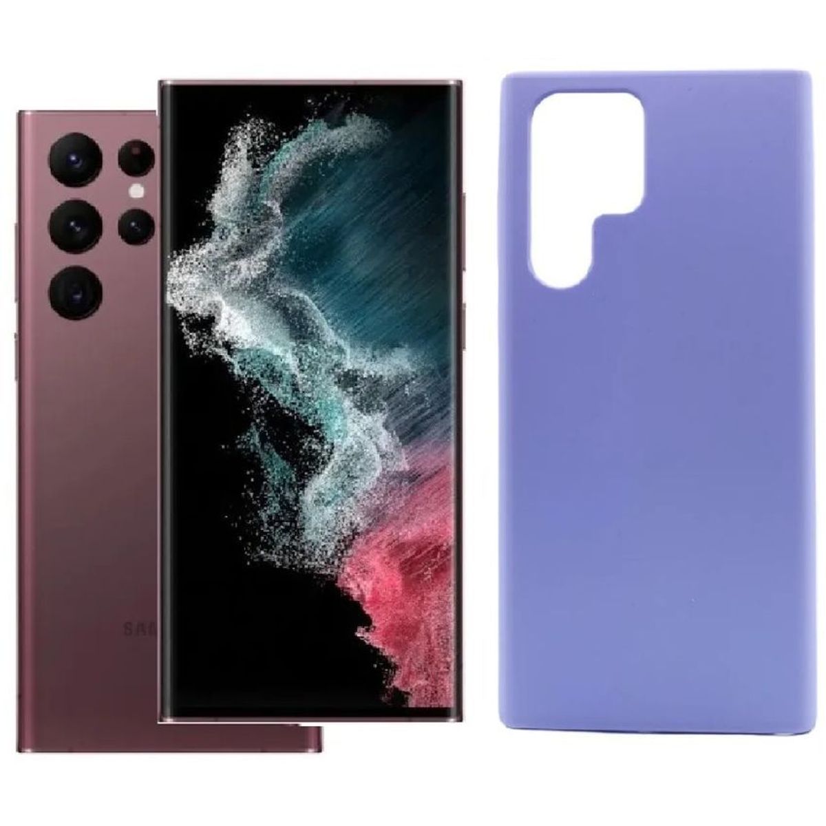 GENERICO - Estuche forro silicone case para samsung s22 ultra