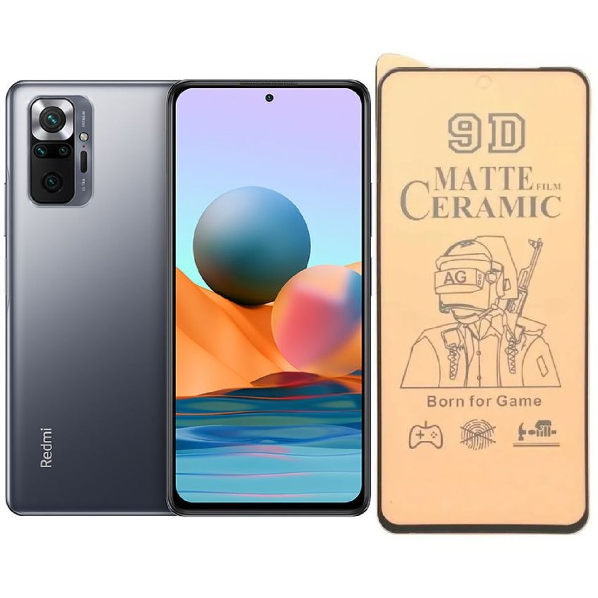 GENERICO - Vidrio templado ceramico matte para xiaomi redmi note 10s 2021