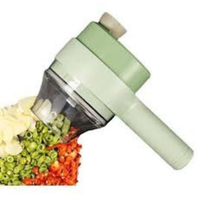 GENERICO - Picatodo de Verduras 4 en 1 Recargable Food Chopper.