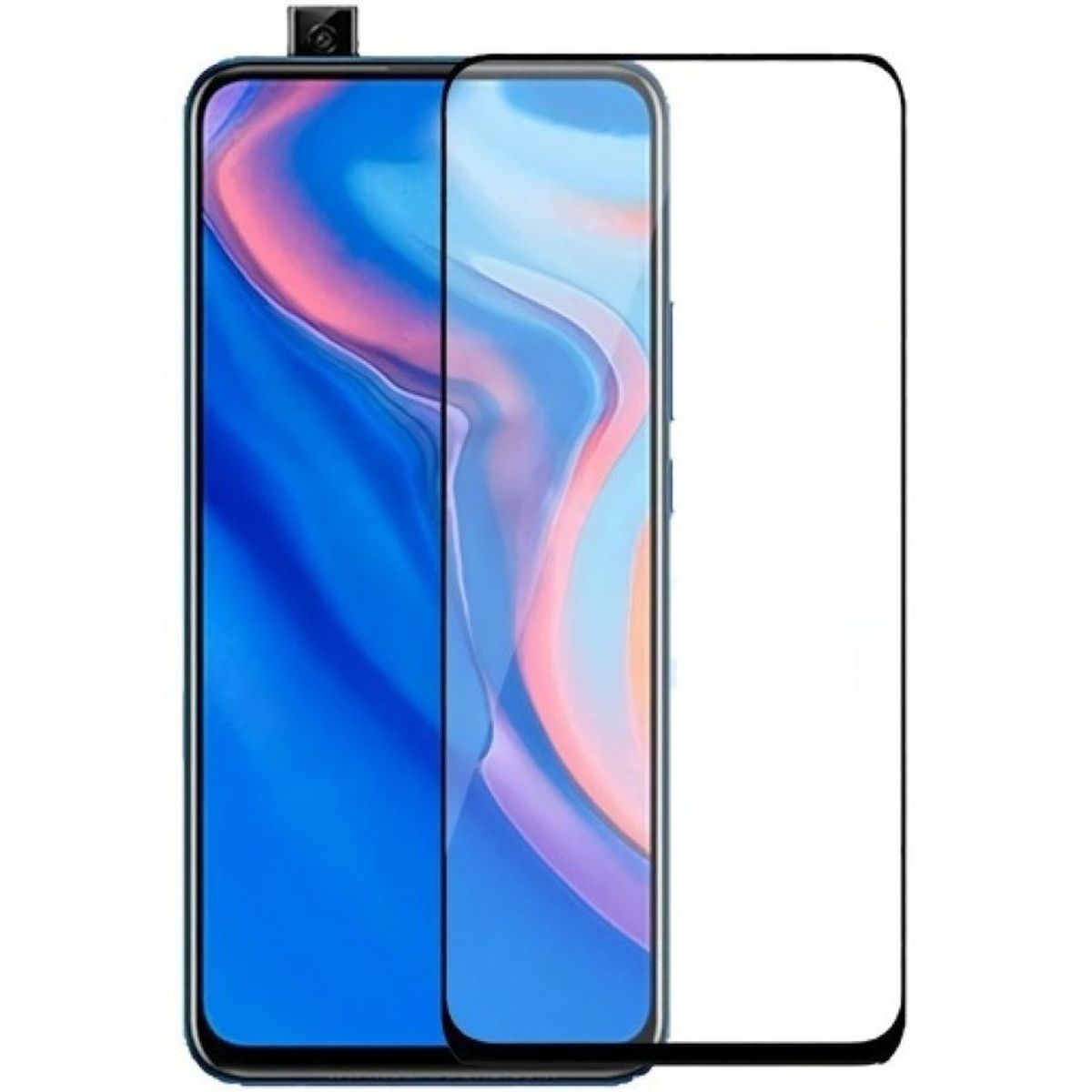 GENERICO - Protector vidrio templado completo para huawei y9a