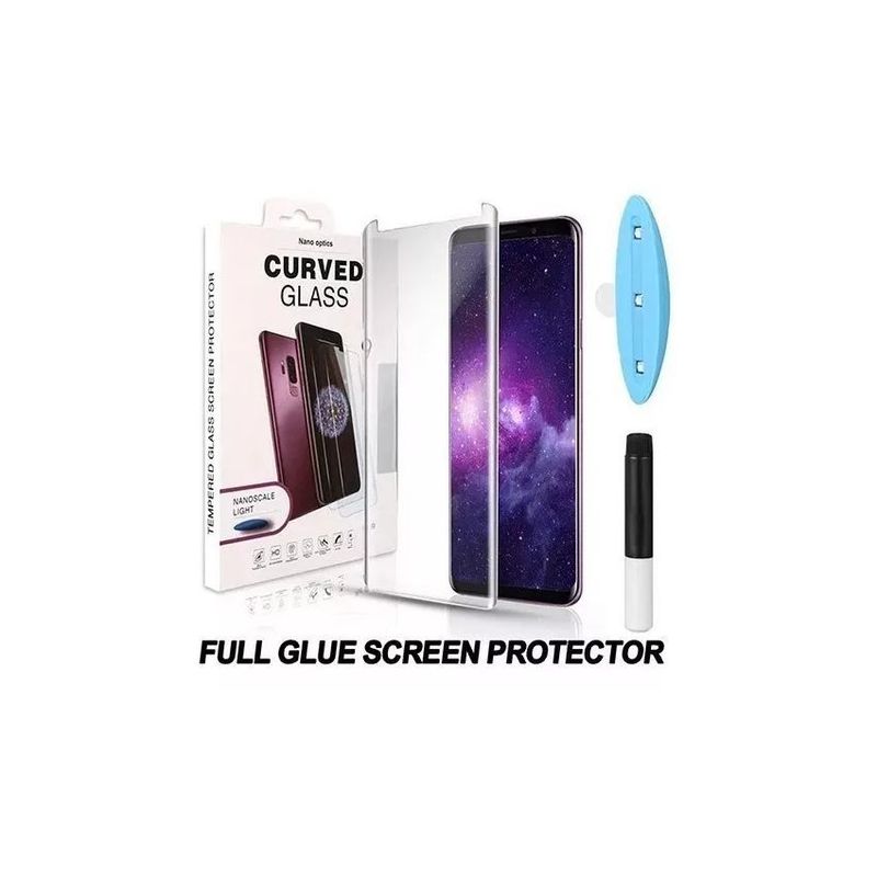 GENERICO - Vidrio templado samsung s10 plus dispersión liquida nano uv