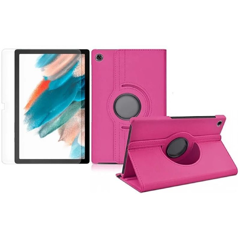 GENERICO - Funda estuche 360 para tablet samsung tab a8 10.5" x200 x205 + vidrio