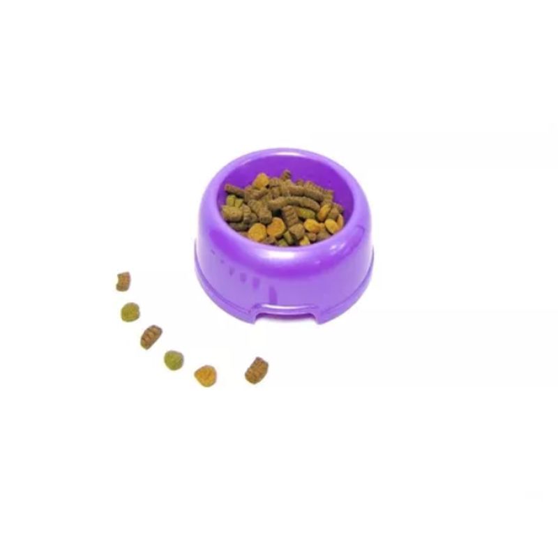 HALLY PET - Comedero Redondo Grande D 22cm  A 6cm Morado.