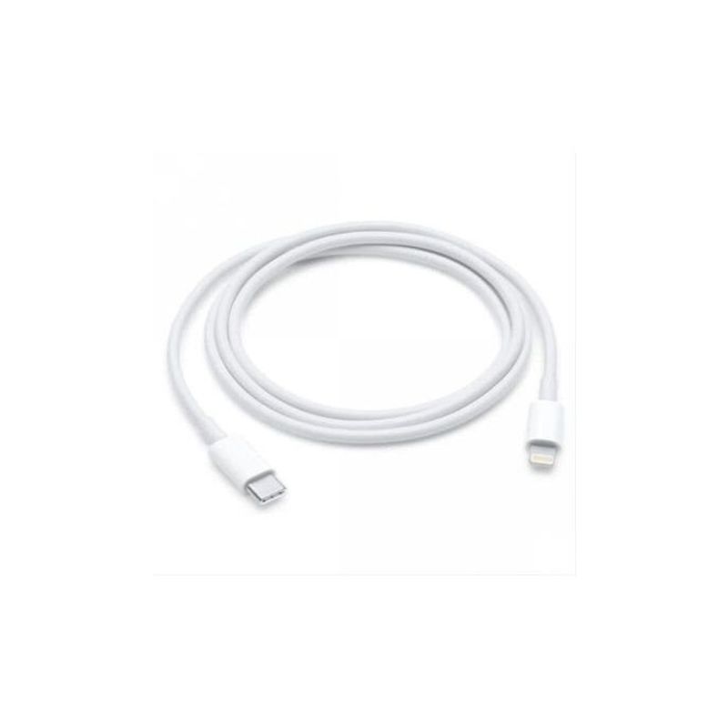 GENERICO - Cable de Carga USB Tipo C  Lightning 2Mts Blanco