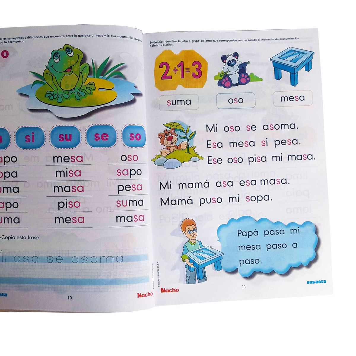 GENERICO - Cartilla Nacho Libro Inicial De Lectura Y Escritura ¡Edición 60 Años!