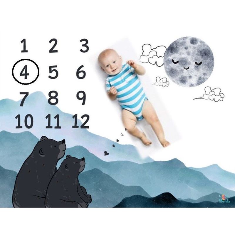 LIBELULA - Cobija de seguimiento para crecimiento  bebe
