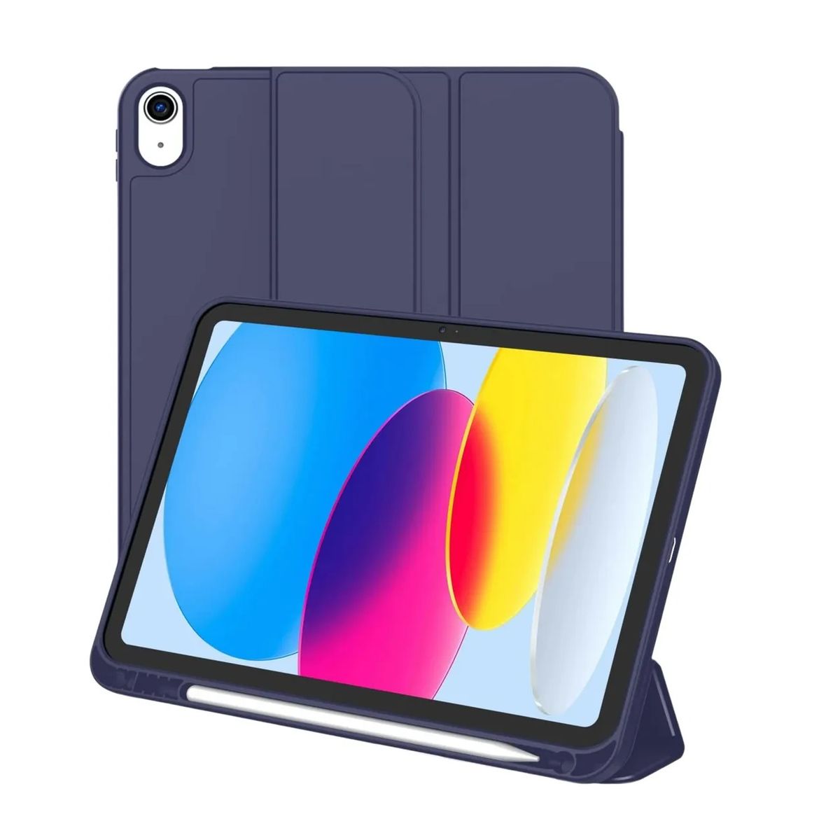 GENERICO - Funda smart case con espacio de lápiz para ipad 10 generación 10.9