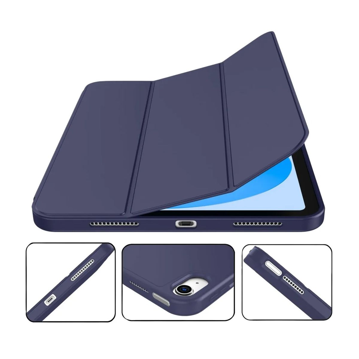 GENERICO - Funda smart case con espacio de lápiz para ipad 10 generación 10.9