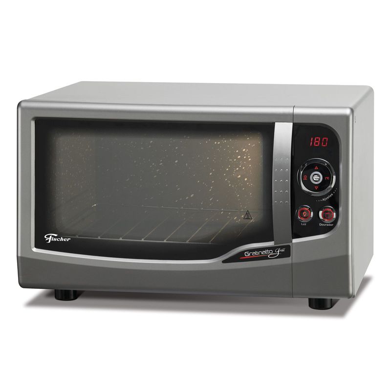 FISCHER - Horno Eléctrico Gratinatto Autolimpiante Mesa 44L Fischer Acero Inox.