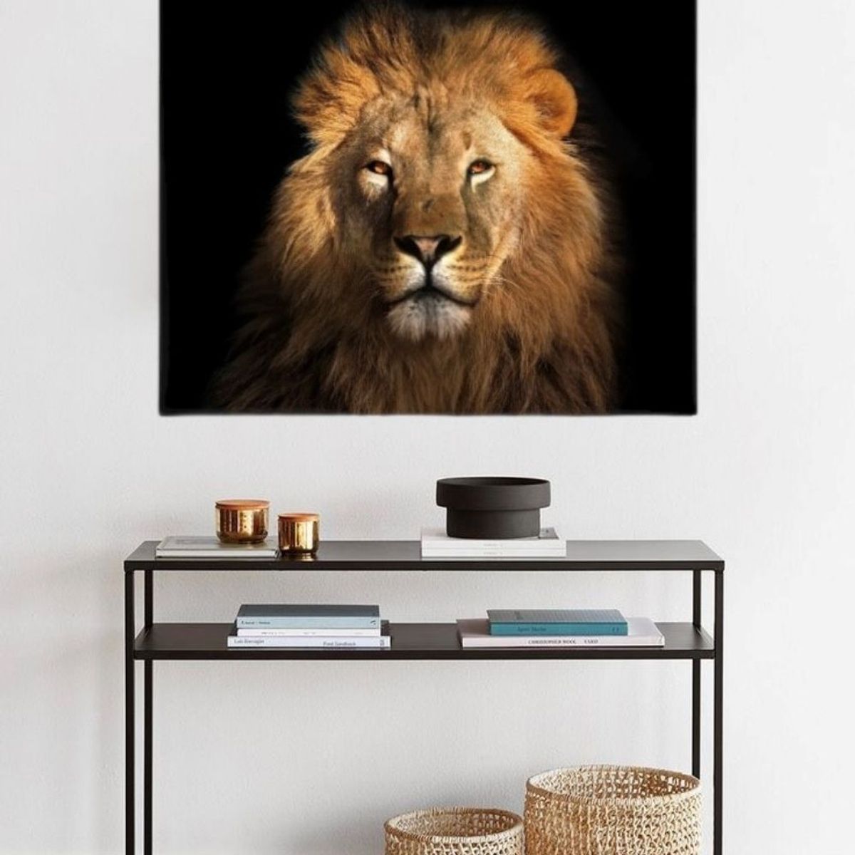 EKONOMODO COLOMBIA - Cuadro Cara Leon 120X905