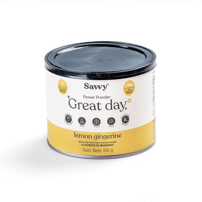SAVVY - Savvy Great Day Lemon Gingerine X 180g